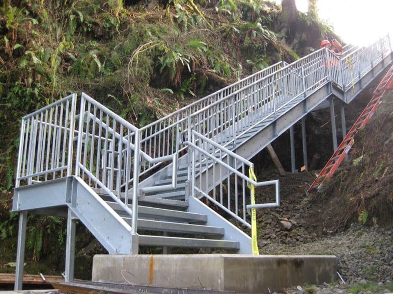 Canyon Creek Access Stairway