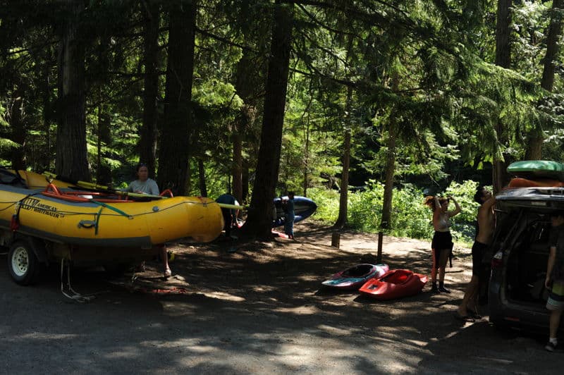 River Access, Put-in