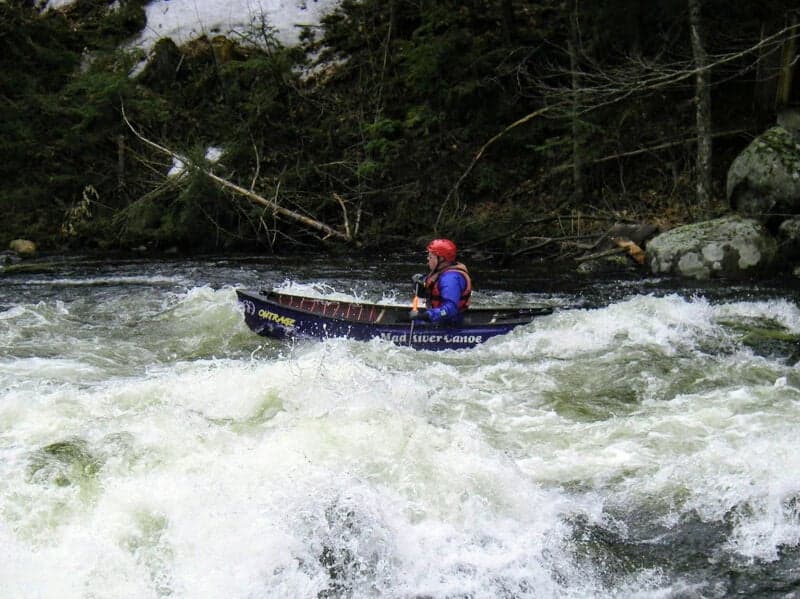 Marty Plante on The Big Drop, Schroon River, Warren County, NY.