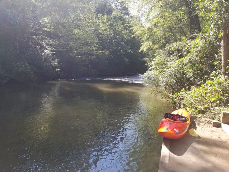 Put in for six mile/ camp ground