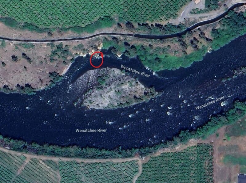 Troll's nose is now in the water