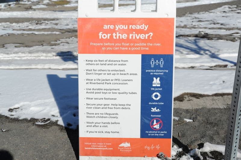 Whitewater Park - Checking Out the Signs