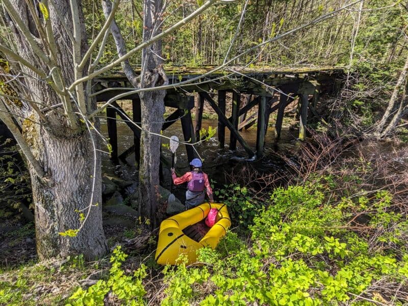 May 16, 2026 - Packraft from just  below Cheshire Pond to Noone Pond