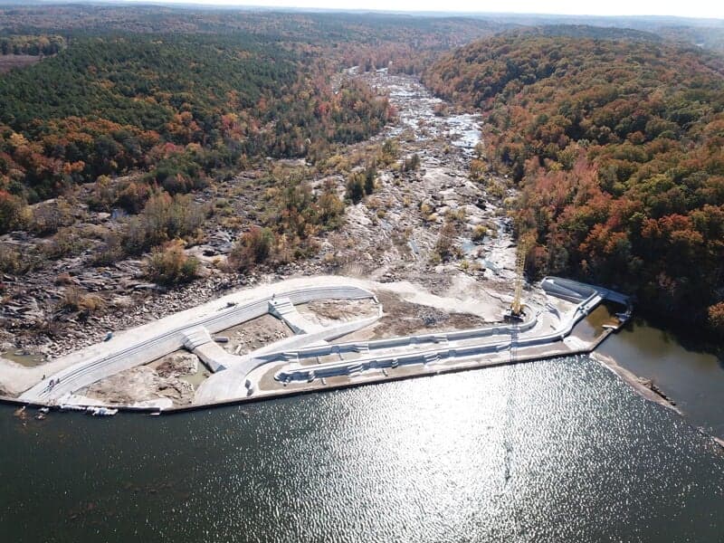 Diversion Dam Paddling Channels