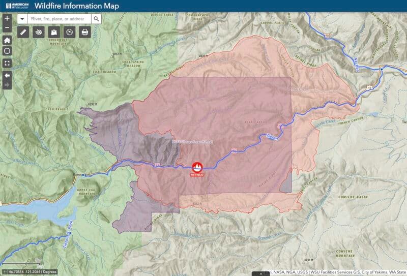 Wildfire Closure - Retreat Fire