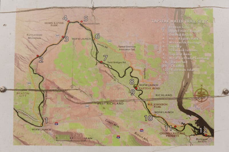 Access Points on the Yakima River
