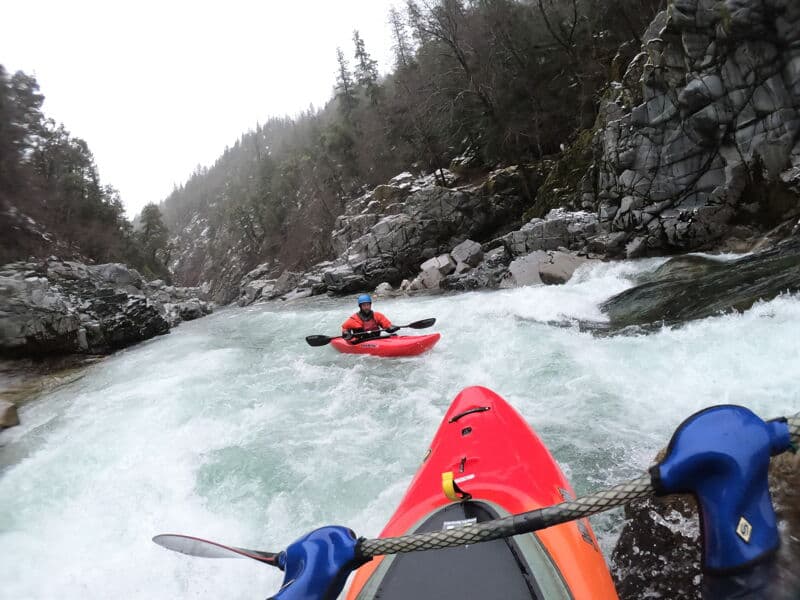 Cold Evening Butler Run at 1200 cfs