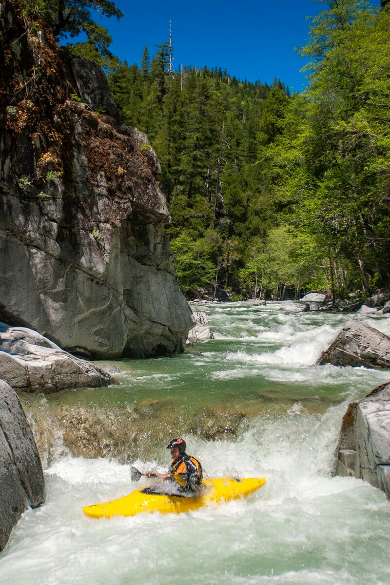 Wooley Creek at 4800 cfs
