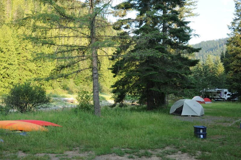 Turner Flat Campground, take-out