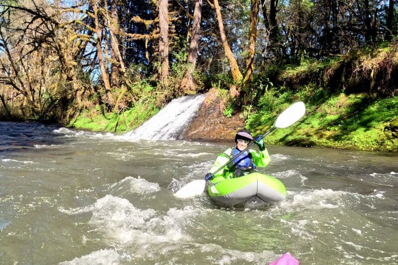 Upper Mohawk, Gate to Marcola Rd, 810 cfs @ USGS 14165000 "Near Springfield"