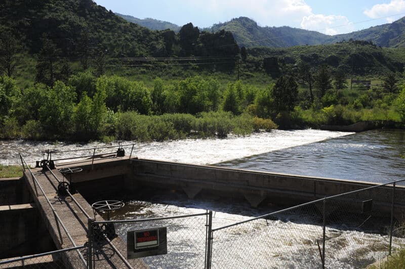 Low head dam below takeout