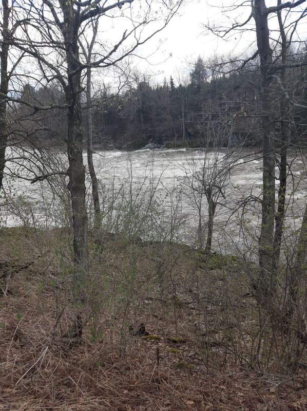 Scouting Enosburg rapids