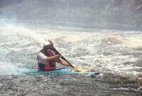 Freestyle Through a Rapid with the Smoking Paddle