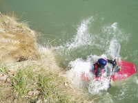Seal Launch into the Maury at Balcony Put-in