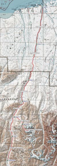 Hulahula Trip Map