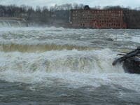 Holyoke Dam - high water