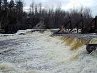 First broken dam drop