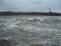Holyoke below the dam - high water