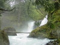 Paul running Spirit Falls