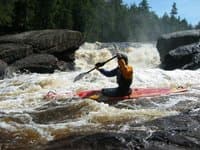 Sanstone falls backdrop