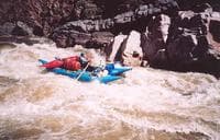 Oar rigging Quartzite Falls