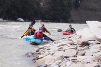 Crowd on Cattaraugus Creek