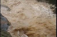 High water, Above falls