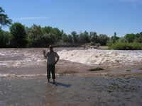 tom at the hole