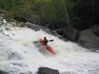 Right Channel - Mill Race - main drop - at 9.4'