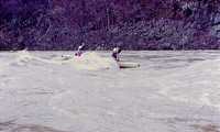 Russ Nichols and John Evans on Middle Chute Wave