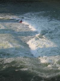 Spinning in the hole