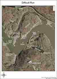 Potomac Gorge Map - Difficult Run (large file)