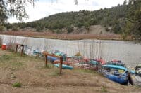 Rafts Staged at El Vado Ranch Put-in