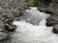 River boarding The Narrows drop