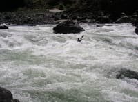 Snow Hole Rapid from below