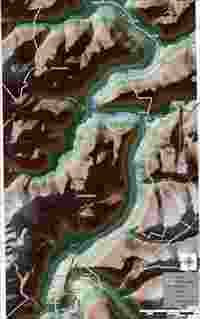 Lower Yough Relief Map (large file)
