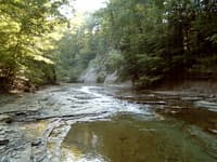 Hemlock Hole from below