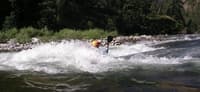 Surfing Marble Creek Wave