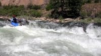 Tappen Falls, center line