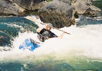 Sidesurfing  at  "Bubba"