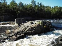 River Left of old dam