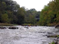 Paint Creek Chutes, low water