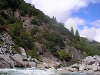 Rapid Above the Rest Area, river level