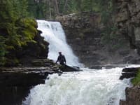 Kevin scouting Lower Ouzel