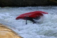 Check out this flatwater cartwheel