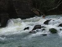 at low water