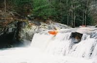 OPEN BOATER ON BABY FALLS