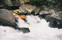 CANOE RUNNING THE SINKS!