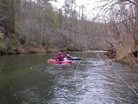 On the water