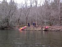 Checking out a possible camp site